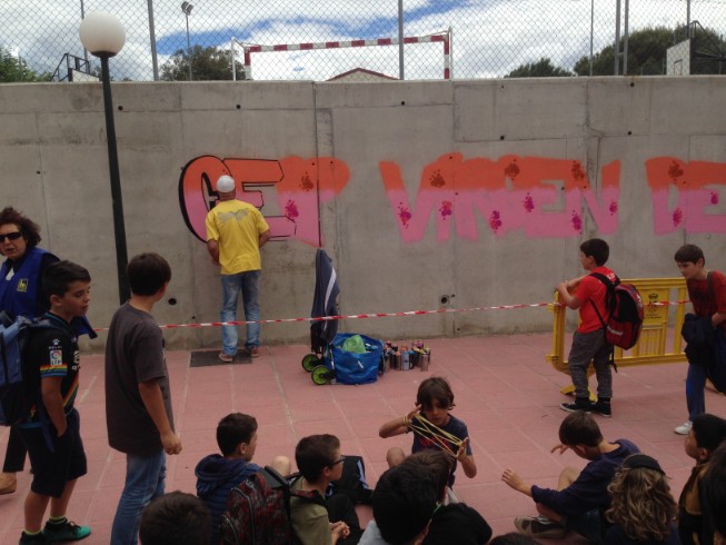 ¡Novedad! Charla a l@s chavalas-es de sexto sobre los grafitis
